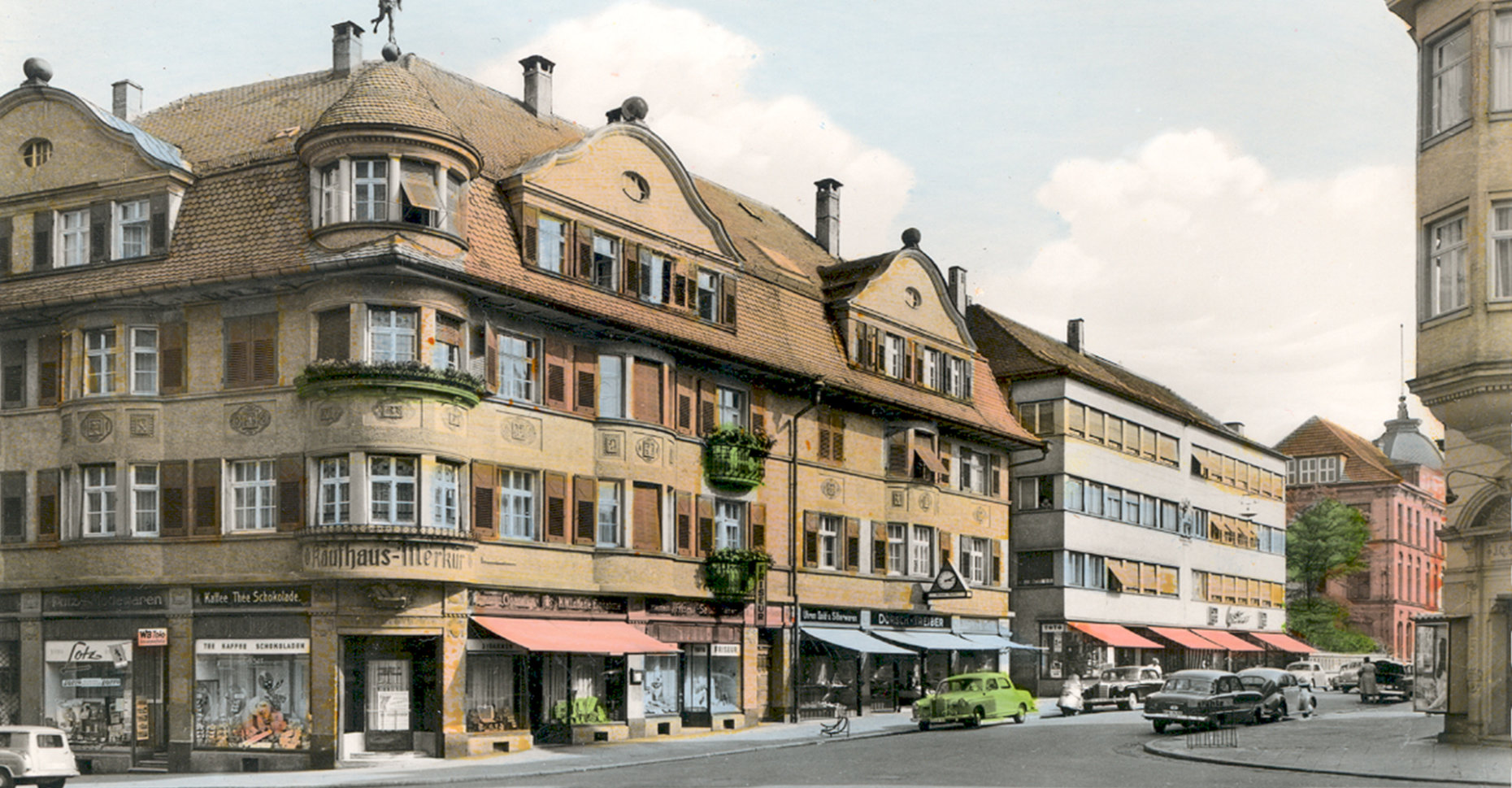 Jauch's first headquarters in Villingen-Schwenningen 1954