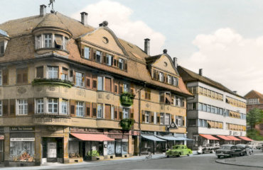 Jauch's first headquarters in Villingen-Schwenningen 1954