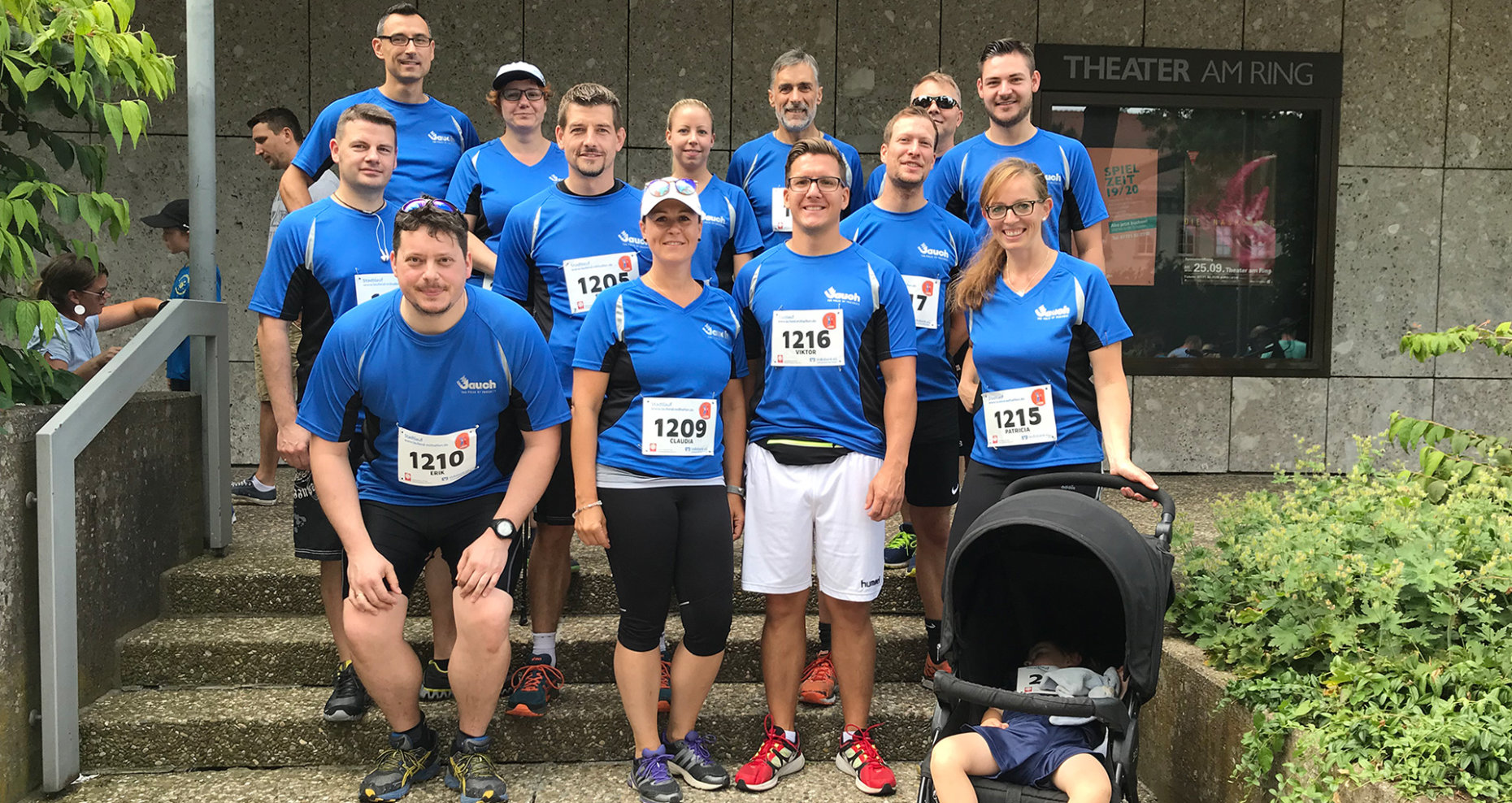 Das Jauch-Team beim Villinger Stadtlauf 2019