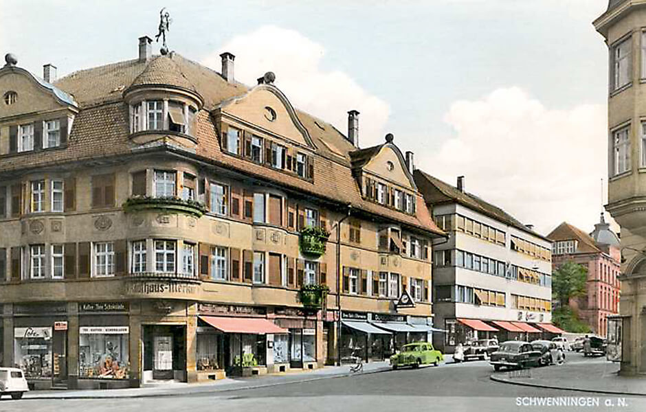 Old building in the city centre of Schwenningen
