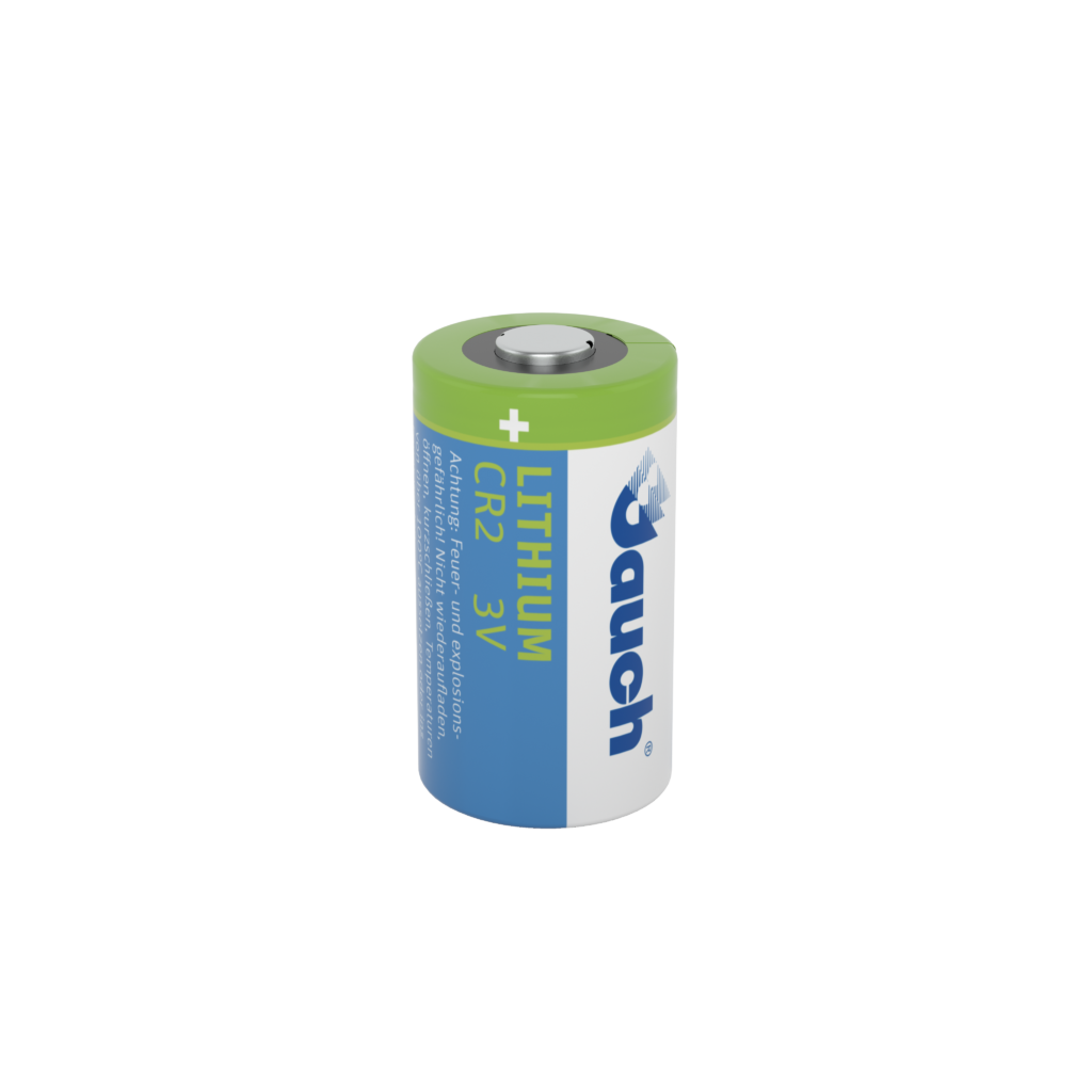 A CR2-battery from the" Jauch"-brand.