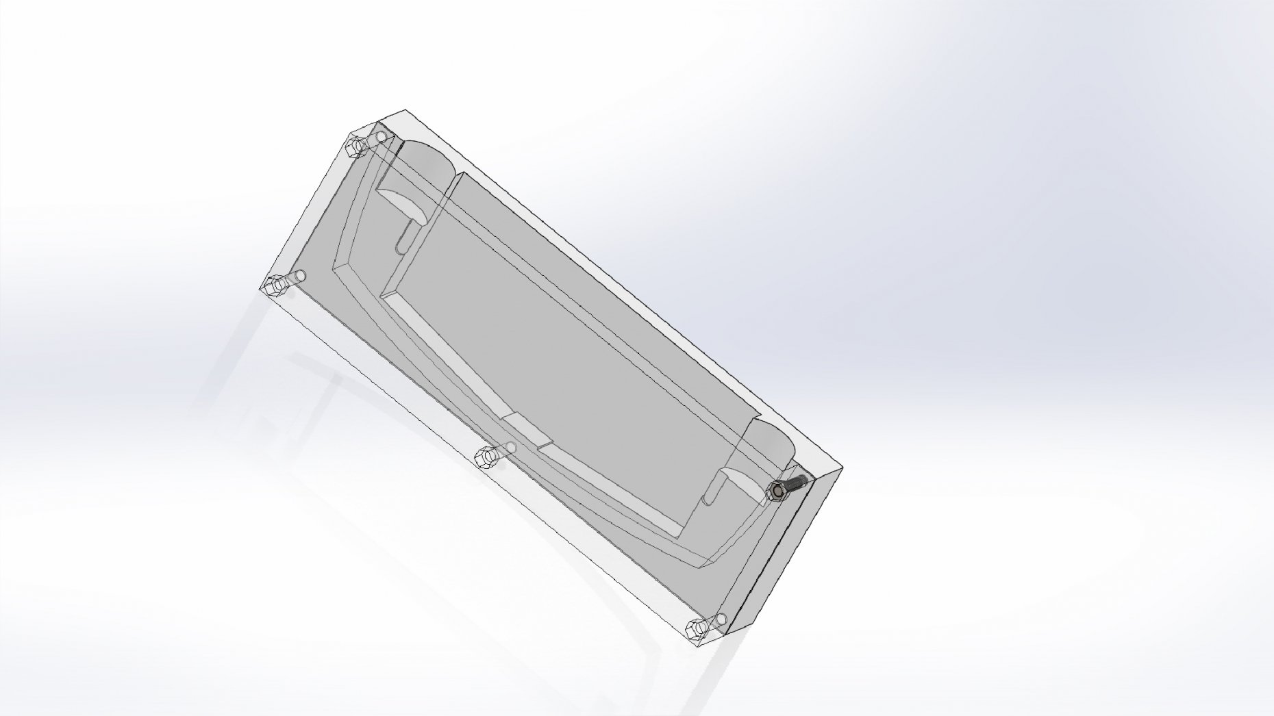 CAD Zeichnung der Bodeneinheit für das Steasy Batteriepack