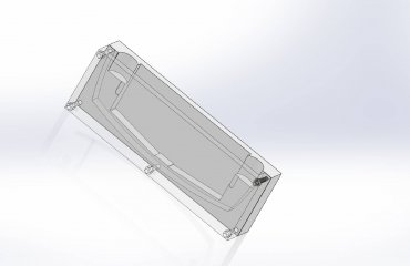 CAD Zeichnung der Bodeneinheit für das Steasy Batteriepack